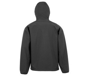 RESULT RS911M - RECYCLED 3-LAYER PRINTABLE HOODED SOFTSHELL