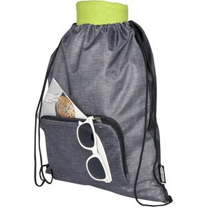 Ash recycled foldable drawstring bag 7L - EgotierPro 120646