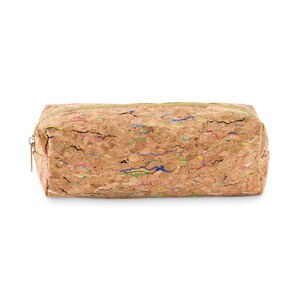 CORCHASO Coloured cork pencil case - GiftRetail MO2415