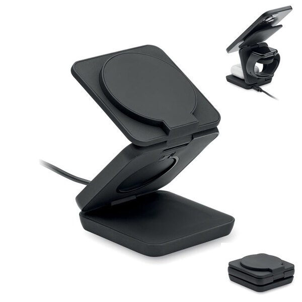 NETICA 3in1 foldable charging station - GiftRetail MO2521