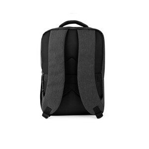 15.6" Fully padded laptop backpack in 300D recycled high-density polyester and 210D recycled polyester lining - Egotier 92377