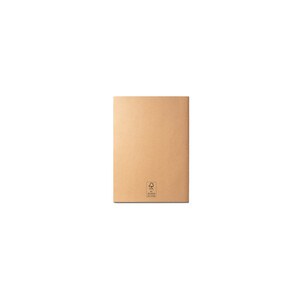 Notepad with cardboard cover (250 g/m²) and plain pages - Egotier 93274