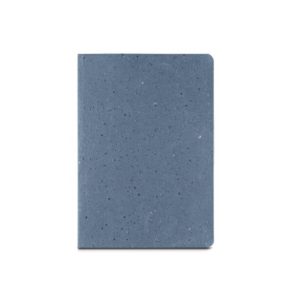 A5 notepad with semi-rigid cover made from coffee husk waste (65%) - Egotier 93289