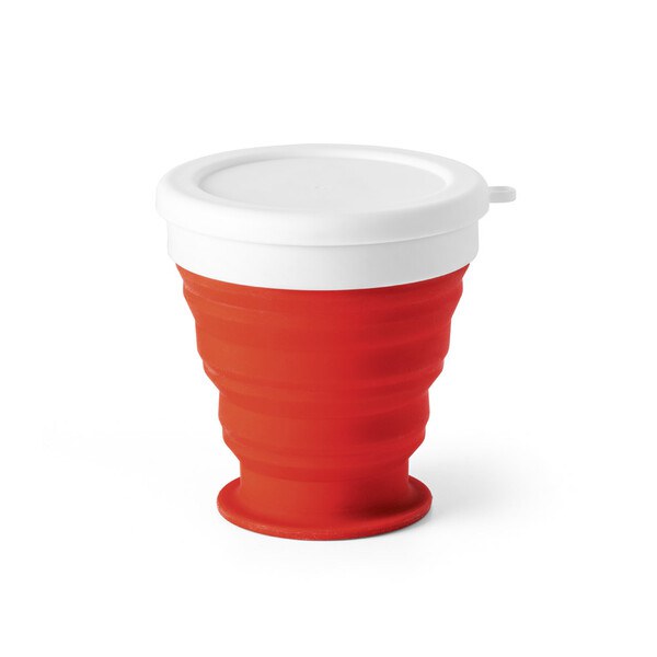 Silicone and PP folding travel cup 250 mL - Egotier 94762