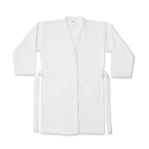 Bathrobe (350 g/m²) made of cotton (82%) and recycled cotton (18%) - Egotier 95068