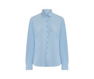 HENBURY HY583 - LADIES' LONG SLEEVED 'COTTON FEEL' COOLPLUS® SHIRT