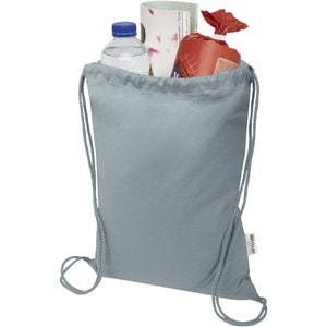 Oregon Blend 140 g/m² GRS recycled drawstring bag 5L - EgotierPro 120761