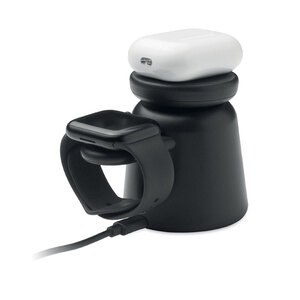 SIMPA 3 in 1 wireless charger 15W - GiftRetail MO2732