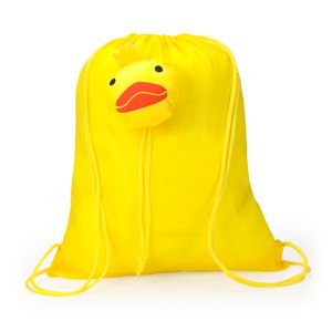FOLDABLE ELANIO Foldable drawstring bag in 190T soft polyester for children - EgotierPro BO7528