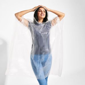 Stamina CB5602 - PLA VOSTOK Compostable transparent rain poncho