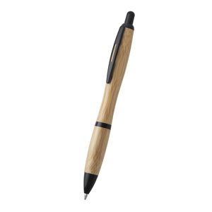 SAGANO Ball pen in bamboo with push button - EgotierPro HW8031