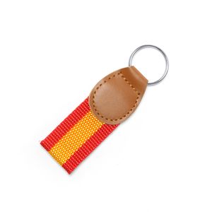 Stamina KO4080 - FLAG Polyester keyring with a flag design and PU reinforcement