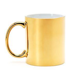 ZALA 350ml ceramic mug with gloss finish design - EgotierPro MD4024