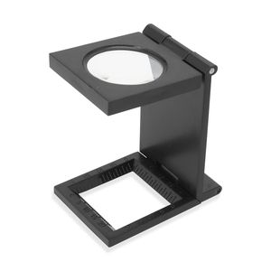 SHERLOCK 7x fold-out thread counting magnifier with built-in measuring ruler - EgotierPro TO0104