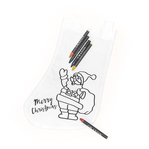 RENO Fun christmas stocking for colouring - EgotierPro XM1308