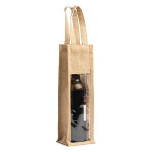 NIMBA Laminated jute bag with window