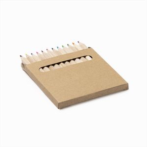 Stamina LA7996 - KOEL Set of 12 wooden pencils in a recycled cardboard box