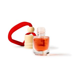 Stamina AM1316 - RINDAL Air freshener with different scents in a glass recipient with wooden cap and matching adjustable cord