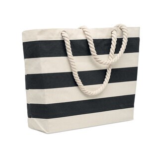 HEAVEN STRIPE Eco-Friendly Striped Cotton Beach & Shopping Bag - GiftRetail MO2126