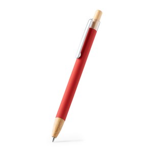 Stamina BL1339 - SILMA Ball pen with soft-touch metal structure and bamboo details
