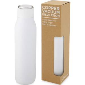 Marka 600 ml copper vacuum insulated bottle with metal loop - EgotierPro 100672