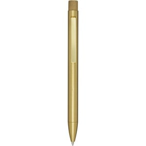 Beatriz recycled brass ballpoint pen (blue ink) - EgotierPro 107919