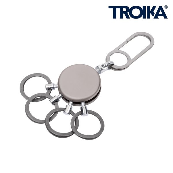 TROIKA KYR80 - Keyring with Patented Quick Release System