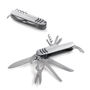 Multi-function pocket knife made of stainless steel and metal - Egotier 94147