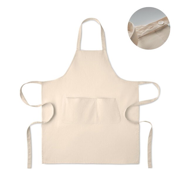GAMMA COLOUR Organic cotton apron 240 gr/m² - GiftRetail MO2649
