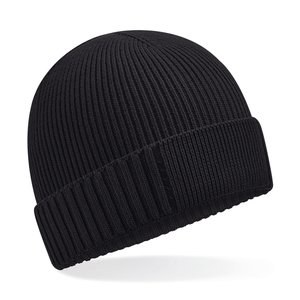 Beechfield B438N - Organic cotton beanie with technical patch