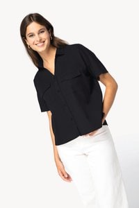Spasso SP514 - Eco-friendly Ladies' oversized lyocell shirt