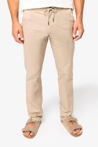 Spasso SP708 - Eco-friendly men's linen and organic cotton trousers
