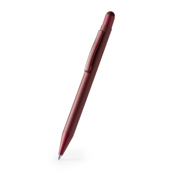 LEONI Metallic ball pen with matte finish matching the touch pointer