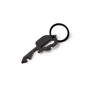 Stamina KO1944 - KERMAN Stainless steel multi-tool key ring in the shape of a key