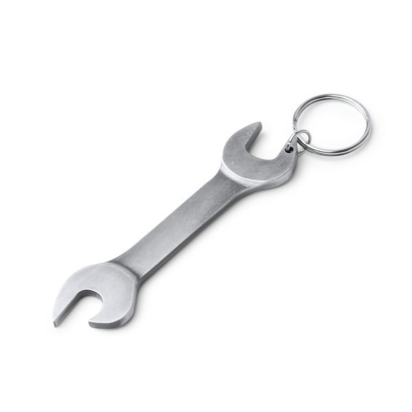 Stamina KO2048 - ASGAR Keyring in the shape of a wrench made from metal with an opening function