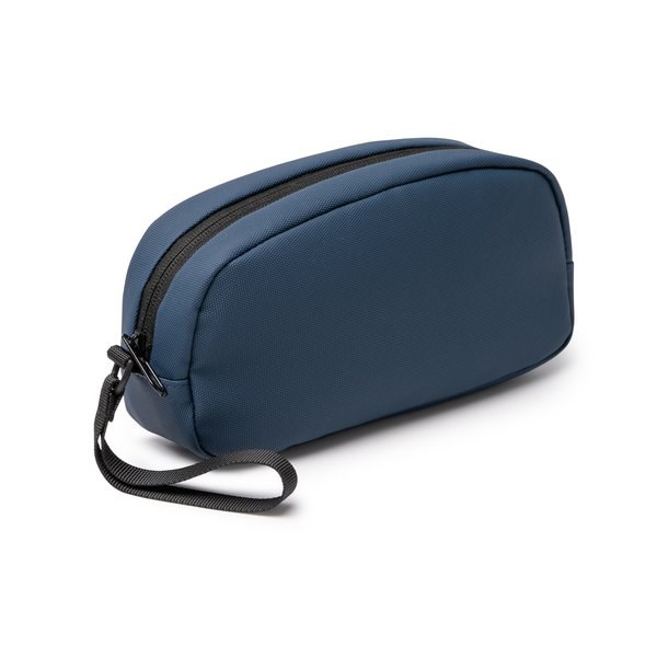 VOLOX Toiletry bag made from PU leather with zip closure with handle