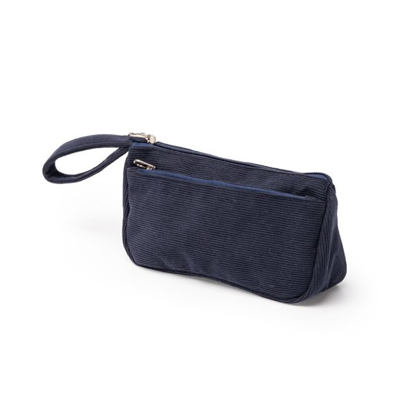 FEREZ Corduroy toiletry bag with a main compartment and a front compartment