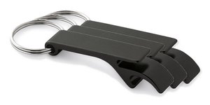 Pack of 30 Egotier 93151 - Aluminium keyring with bottle opener