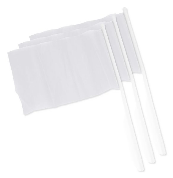 CELEB Small flag with stick in different colours and country banners