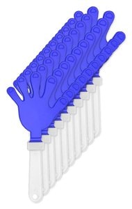 Pack of 100 Stamina PF3105 - REVEL Two-colour clapper in the shape of a hand with handle
