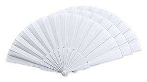 Pack of 30 Stamina PF3110 - ALBERO Hand fan with plastic ribs and polyester fabric