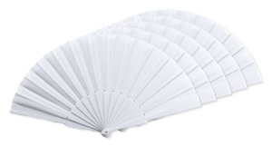 Pack of 50 Stamina PF3110 - ALBERO Hand fan with plastic ribs and polyester fabric