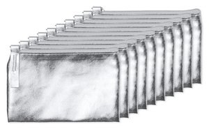 Pack of 100 Stamina MN7570 - MAUVE PU purse in a glossy finish design