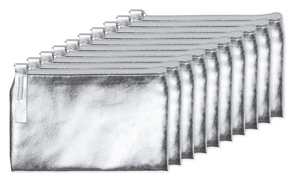 Pack of 100 Stamina MN7570 - MAUVE PU purse in a glossy finish design