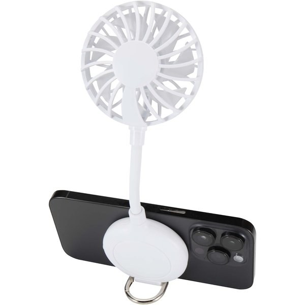 Ventio recycled plastic magnetic portable fan - EgotierPro 124520