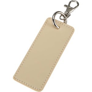 Resi Plus GRS recycled rectangle charm keychain - EgotierPro 130141