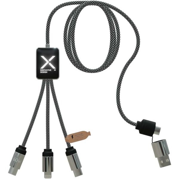 C33 60W Type-C charging cable with dual light-up logo