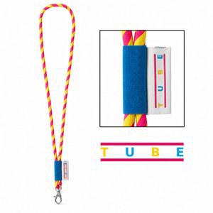 Lanyard'In 75001S - Printed sample of Lanyard TUBE Long (Ø 7 mm)