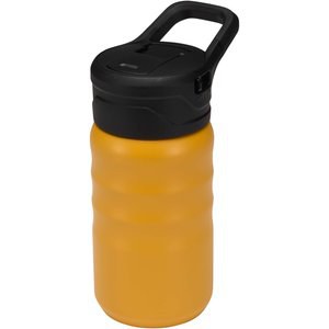 Knox 350 ml RCS recycled double wall stainless steel sport bottle with flip straw - EgotierPro 100952