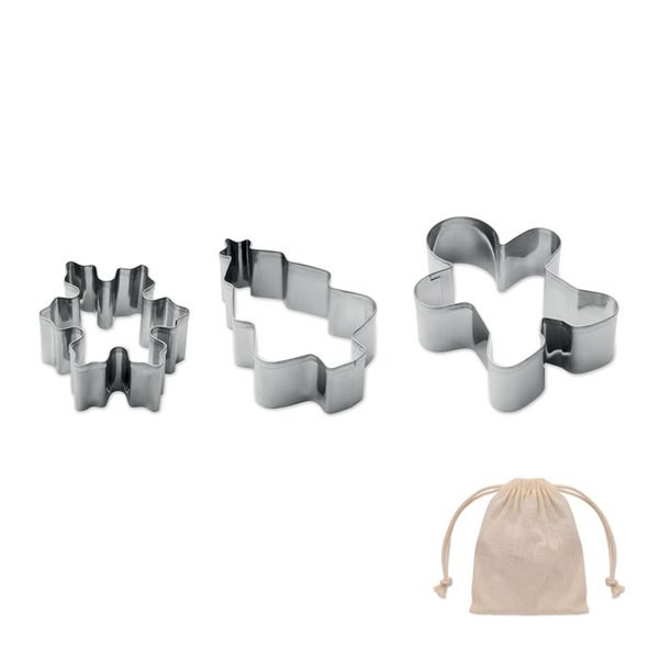 COOKIES Christmas cookie cutter set - GiftRetail CX1594
